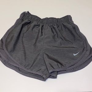 NIKE athletic shorts size small gray